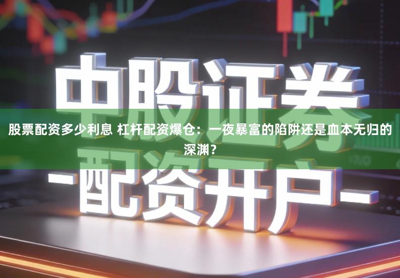 股票配资多少利息 杠杆配资爆仓：一夜暴富的陷阱还是血本无归的深渊？