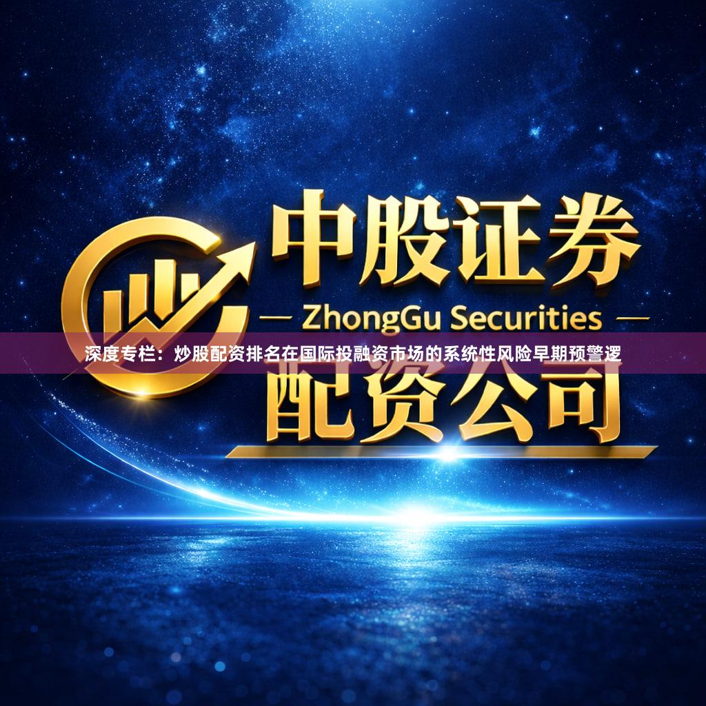 深度专栏：炒股配资排名在国际投融资市场的系统性风险早期预警逻