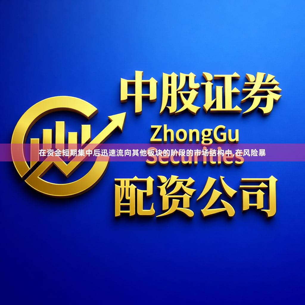 在资金短期集中后迅速流向其他板块的阶段的市场结构中,在风险暴